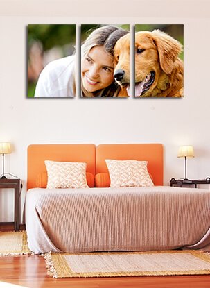 Split canvas prints - 3x(12"x18")